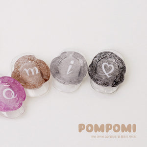 JIN.B Jellytto Pompomi - Velvet 3D embo gel BLACK JBI-JE8