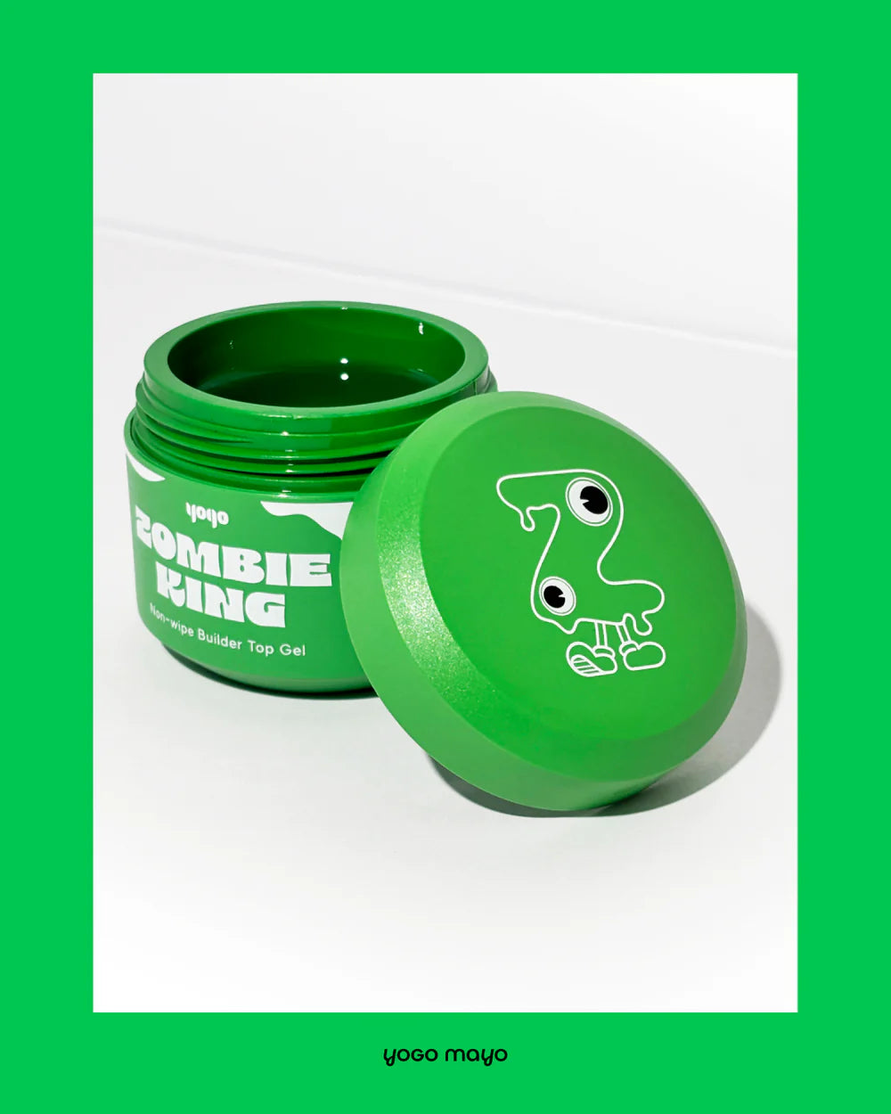 Zombie King Non-Wipe Builder Top Gel | HEMA-Free, High Gloss Nail