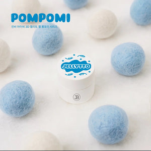 JIN.B Jellytto Pompomi - Velvet 3D embo gel BLUE JBI-JE4
