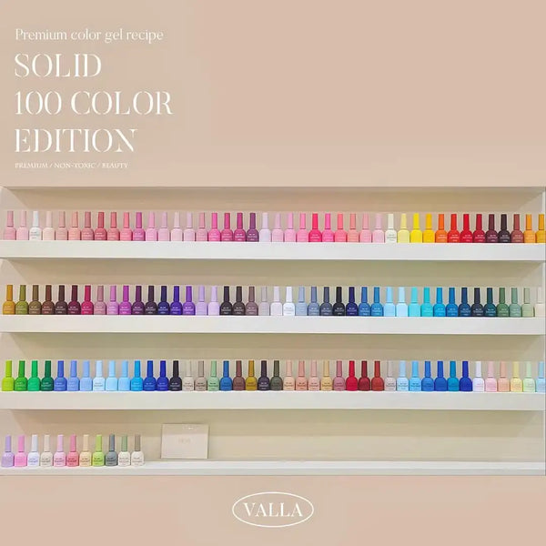 VALLA Solid 100 Non-Wipe Color Collection