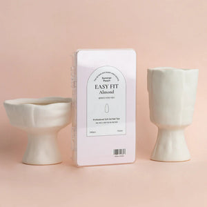 Danjinail Summer Peach Easy Fit Almond Set Tip