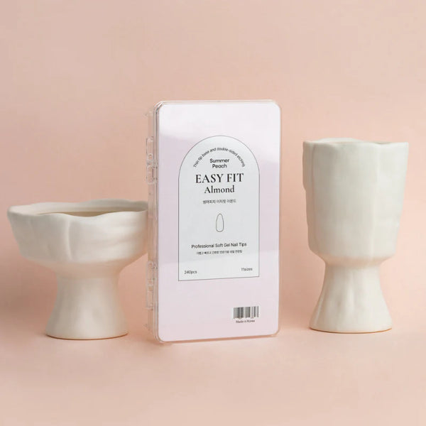 Danjinail Summer Peach Easy Fit Almond Set Tip