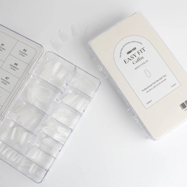 DANJINAIL Summer Peach Easy Fit Coffin set