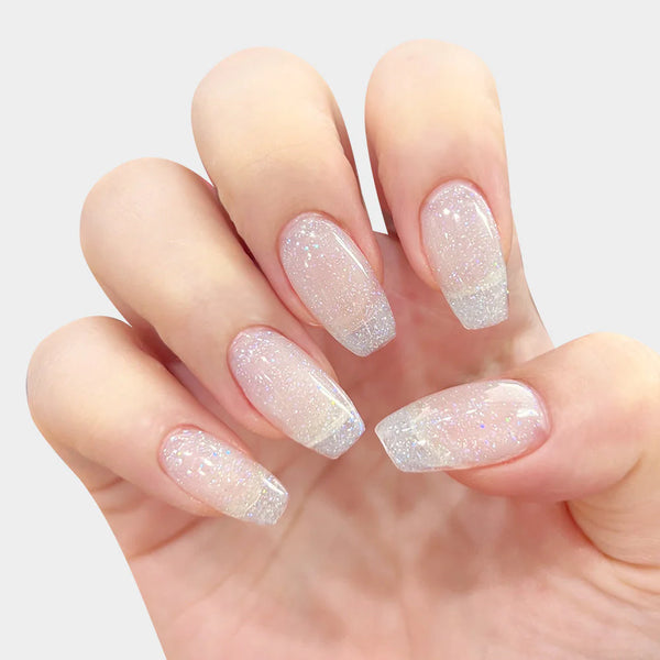 DANJINAIL Summer Peach Easy Fit Coffin set