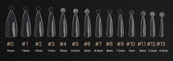 Danjinail Summer Peach Stiletto Dual Tip