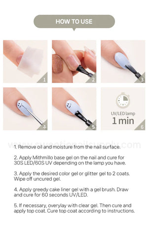 <tc>MITHMILLO</tc> Greedy Liner Cake Gel Palette