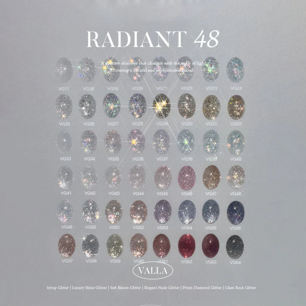 VALLA RADIANT 48 Glitter Collection