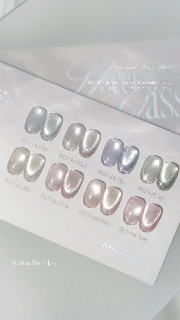 BY MUSE Sheer Glass Collection - Magnetic Gel set