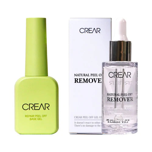 CREAR Peel Off Base Gel & Remover Set
