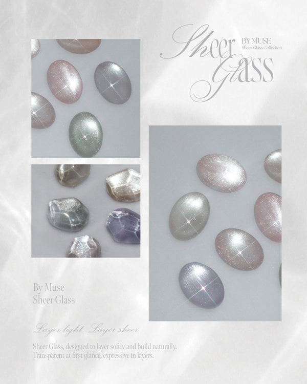 BY MUSE Sheer Glass Collection - Magnetic Gel set