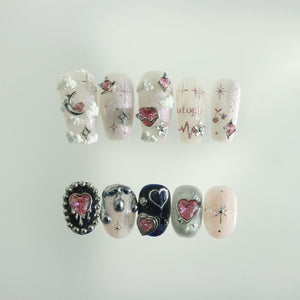 Make.N X Pochit Shooting Heart Nail Charm