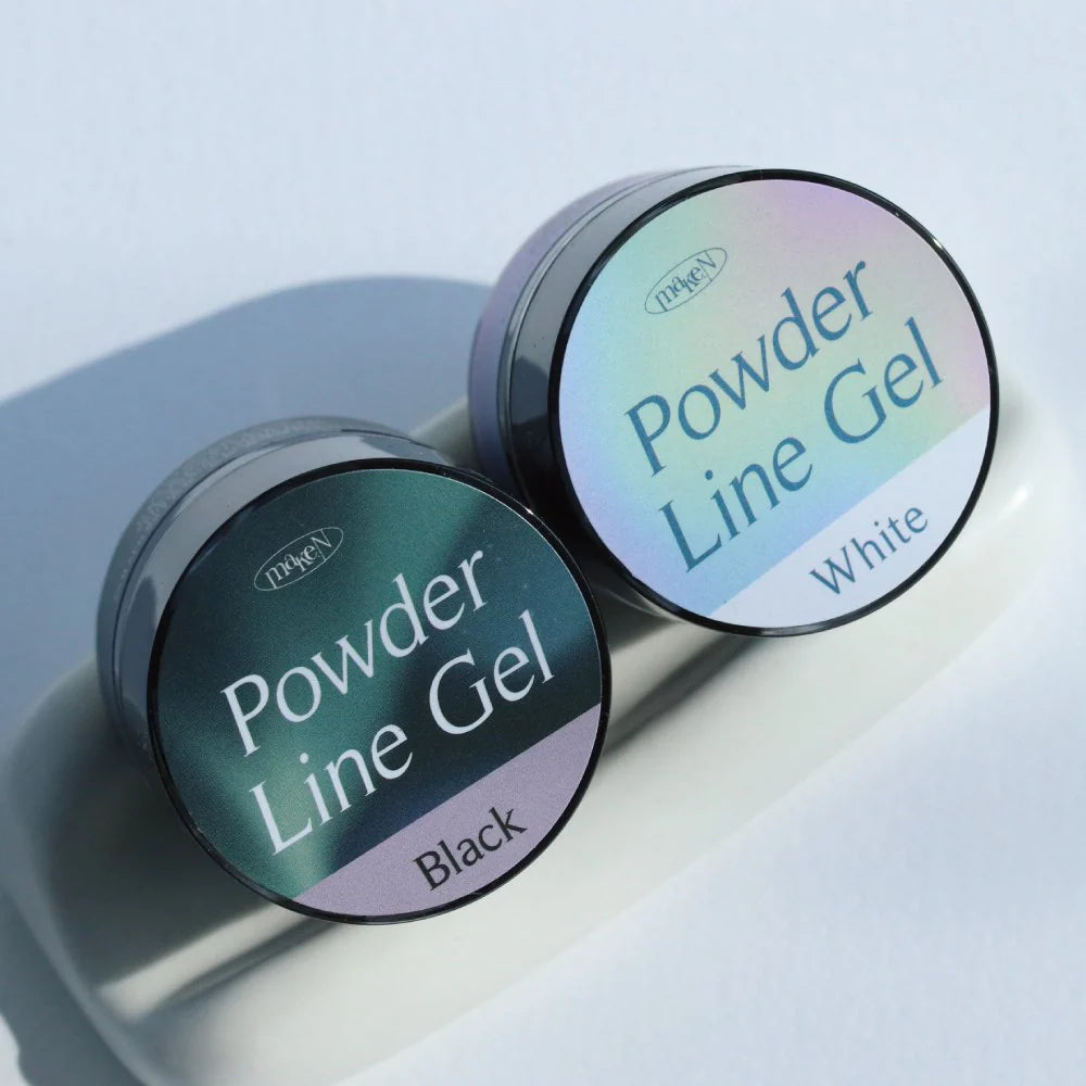 Make.N Powder Line Ge White l– Precision Powder Nail Art