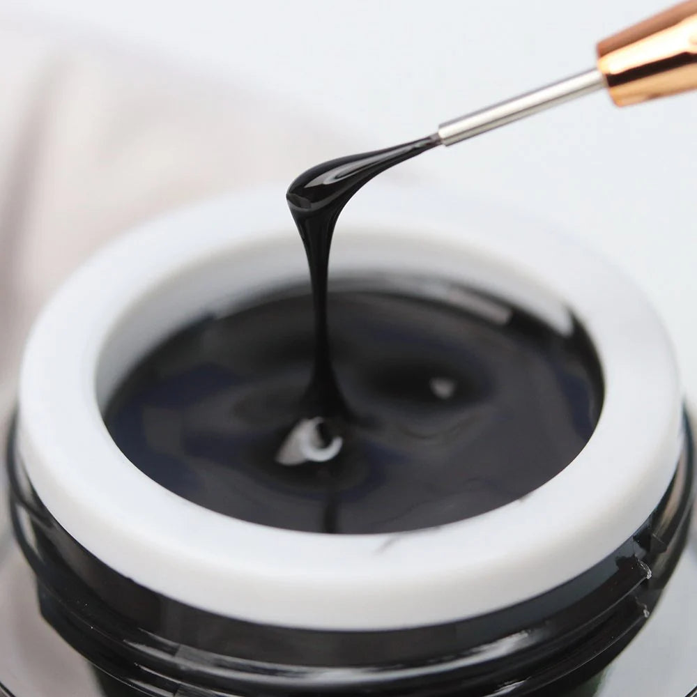 MAKE.N Powder Line Gel Black – Precision Powder Nail Art