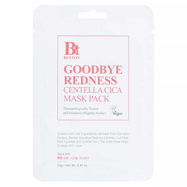 BENTON Goodbye Redness Centella Cica Mask