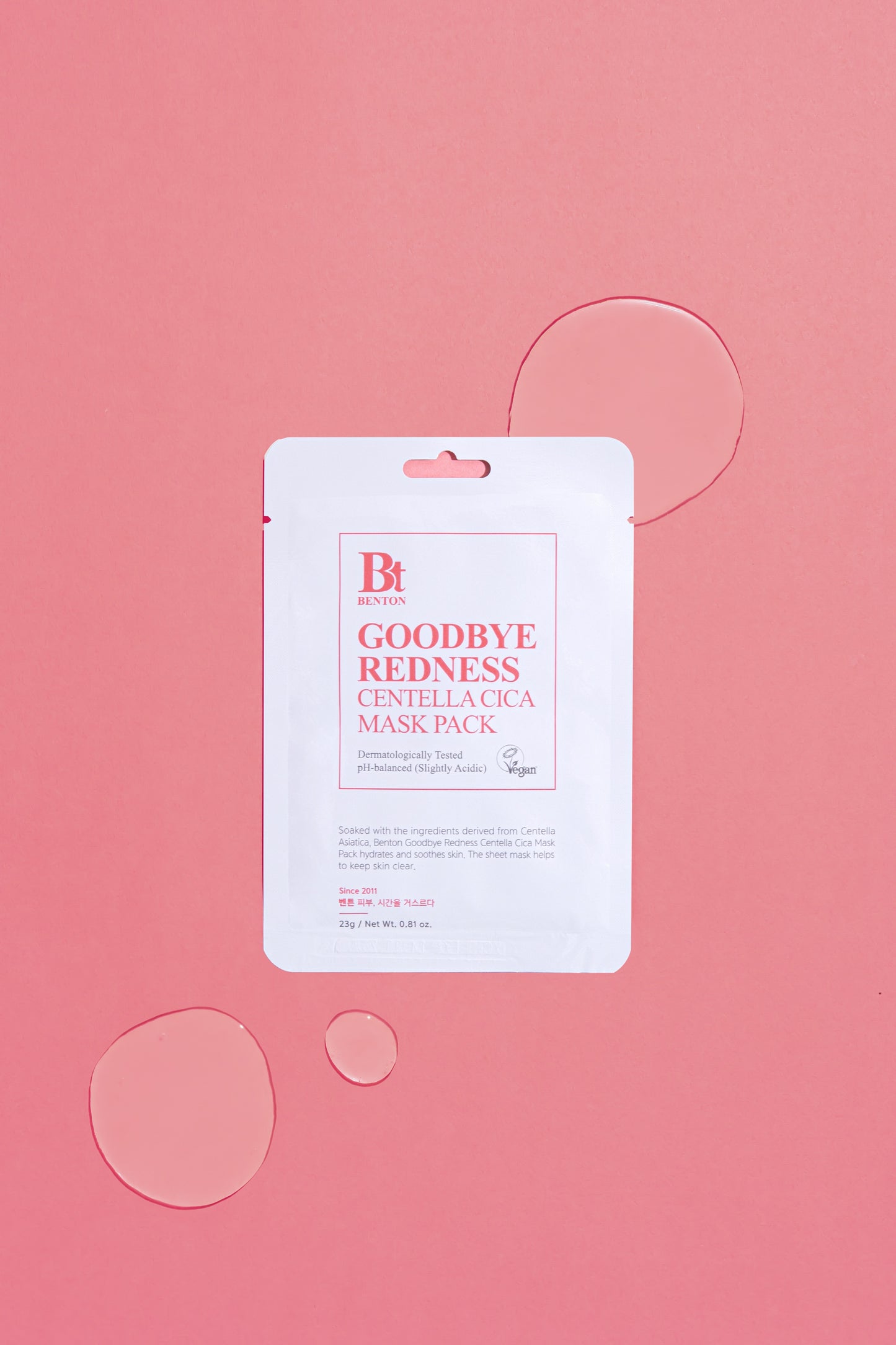 BENTON Goodbye Redness Centella Cica Mask