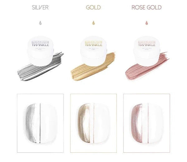 DGEL Romantic Twinkle Collection - Metallic Paint Gel