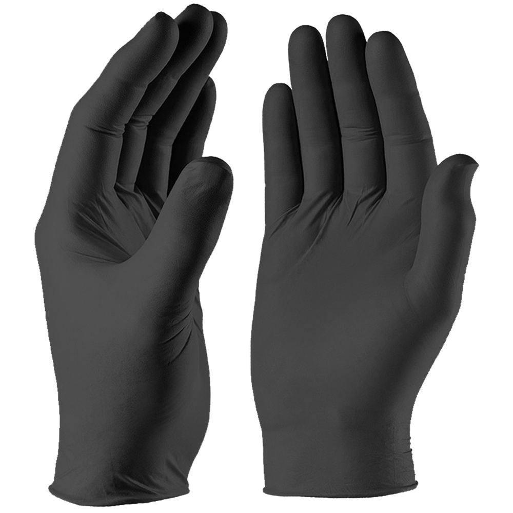 Soft Nitrile Gloves Black – 100 pcs
