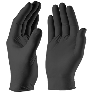 Soft Nitrile Gloves Black – 100 pcs