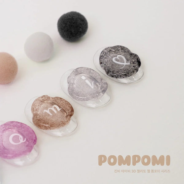 JIN.B Jellytto Pompomi 8pc collection - Velvet 3D embo gel