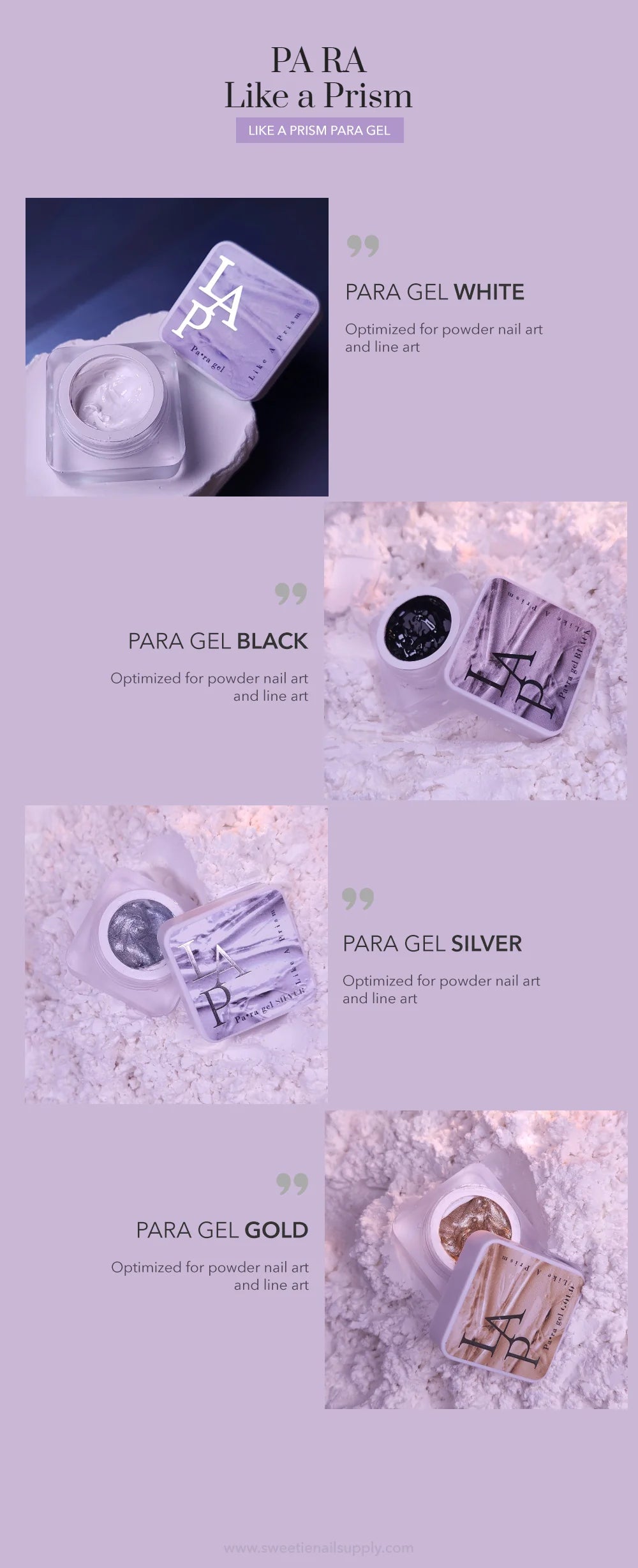 L.A.P PARA GEL WHITE