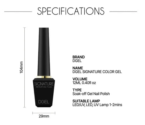 DGEL Signature Basic 100 Color Full Set (100x12ml)