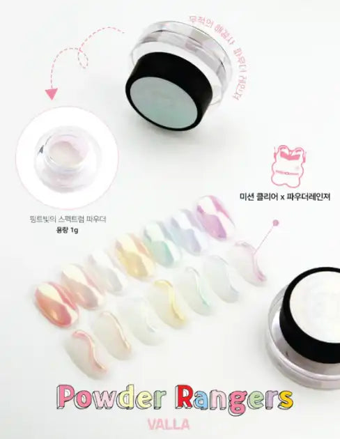 VALLA Mission Clear Powder Rangers Set