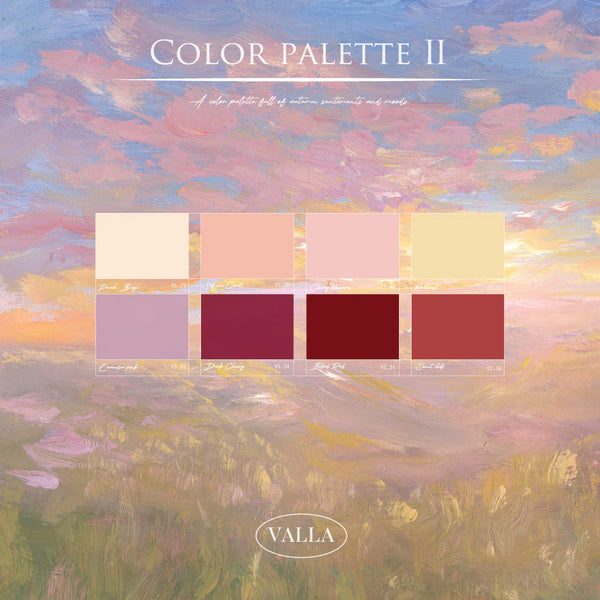 VALLA Color Palette II Collection 8pcs/set