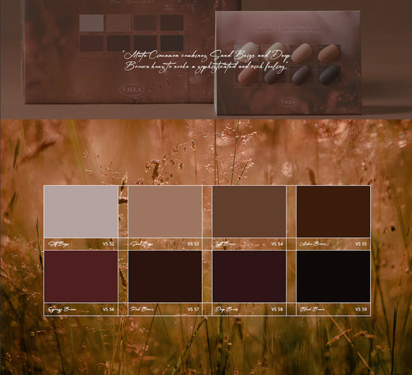 VALLA Muted Cinnamon Collection 8pcs/set