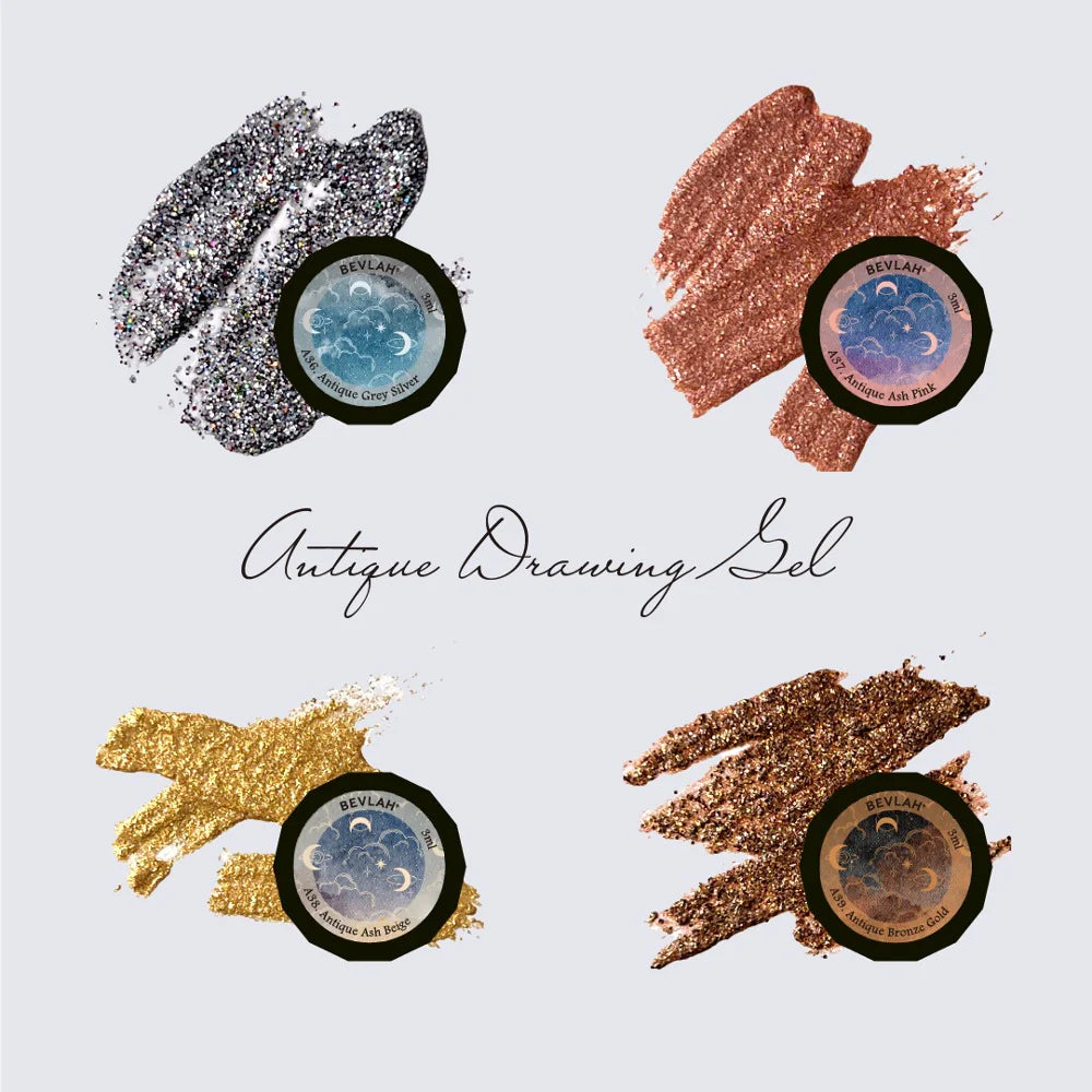 BEVLAH Antique painting gel - 4pc set