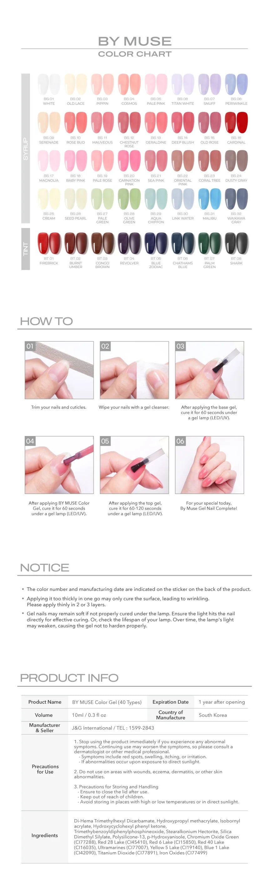 BY MUSE 40 pcs (40x10ml)