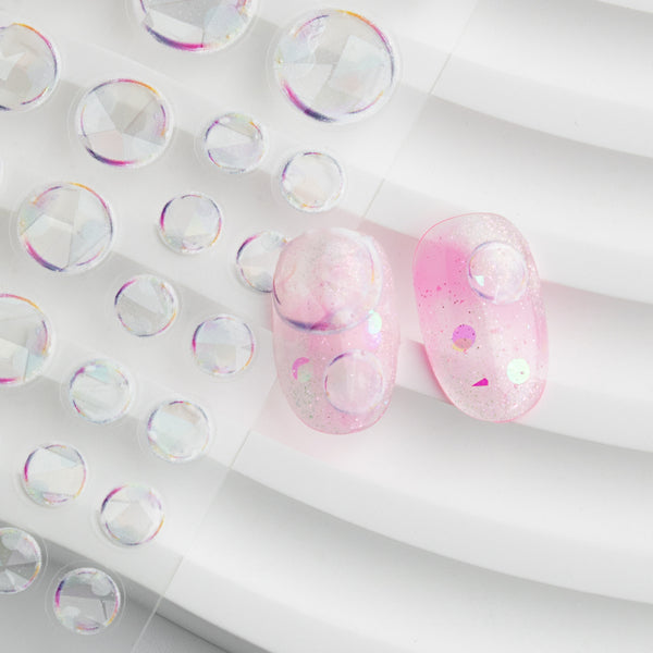 MAKE.N Nail Sticker - Holographic Bubble