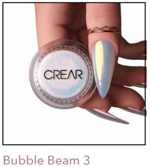 CREAR - Bubble Beam Mirror Powder 3 -  Blue and Lemon Yellow Shift