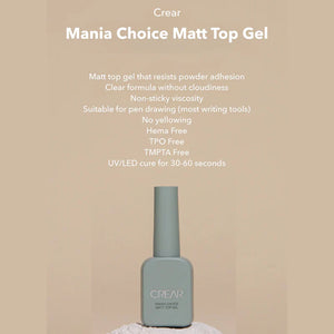 CREAR Mania Choice Matte Top