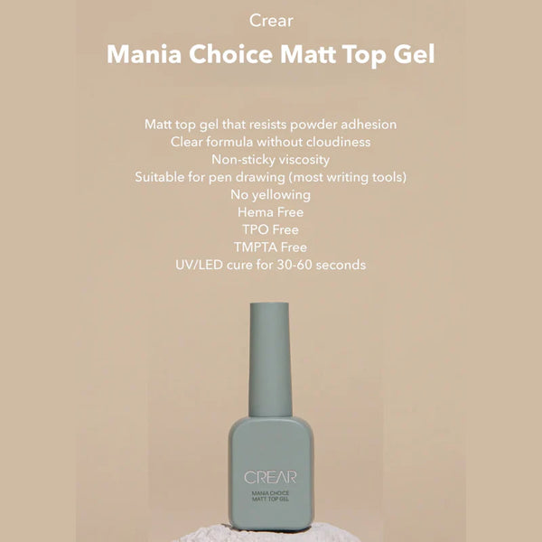 CREAR Mania Choice Matte Top