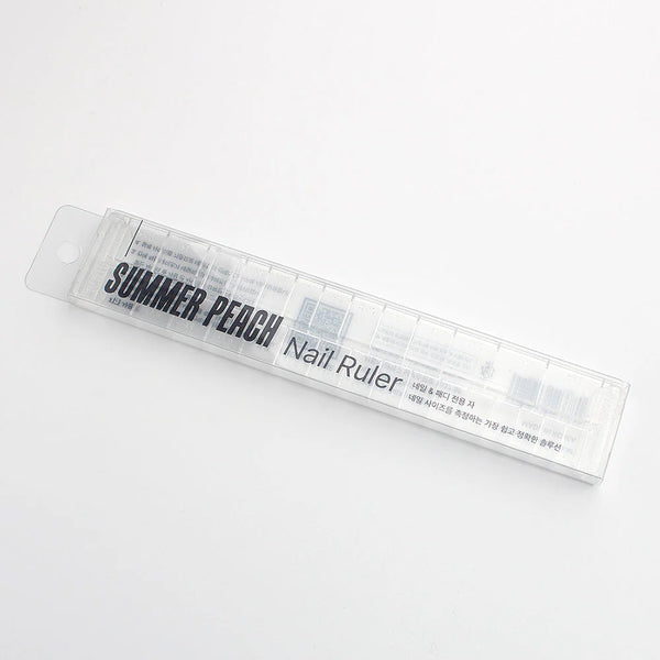 DANJINAIL Summer Peach Nail Ruler