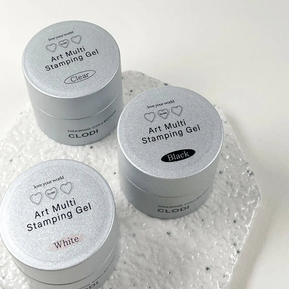 CLODI Art Multi Stamping Base and Pastel Gel Set