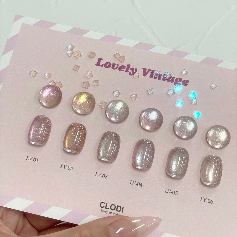 CLODI Lovely Vintage マグネットジェル 6色セット CLODI Lovely Vintage Collection