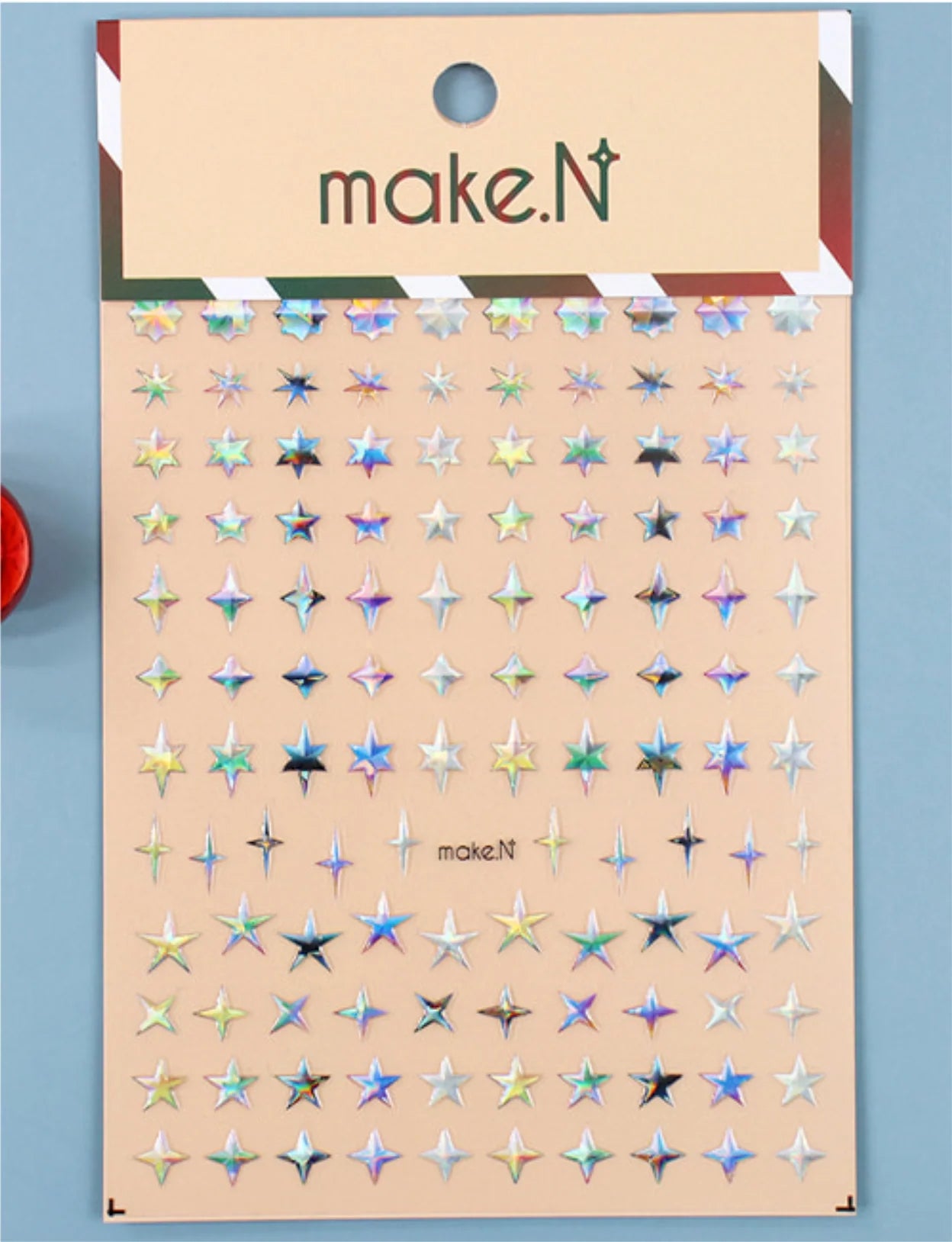 MAKE.N Nail Sticker - Holographic Star