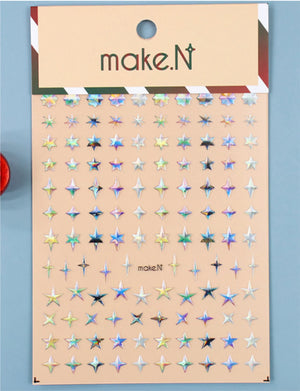 MAKE.N Nail Sticker - Holographic Star
