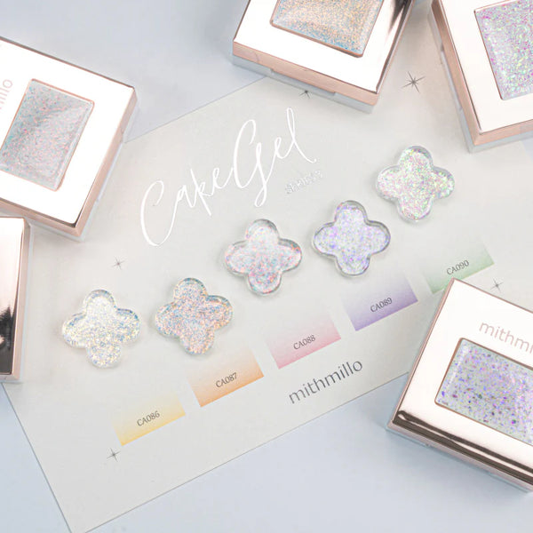 MITHMILLO Flower Cakegel Series 3 Opal Glitter Collection