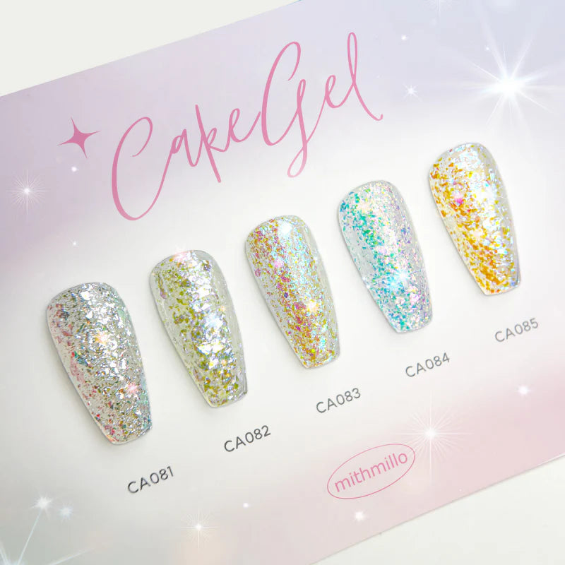 MITHMILLO Flower Cakegel Series 2 Flake Glitter Collection