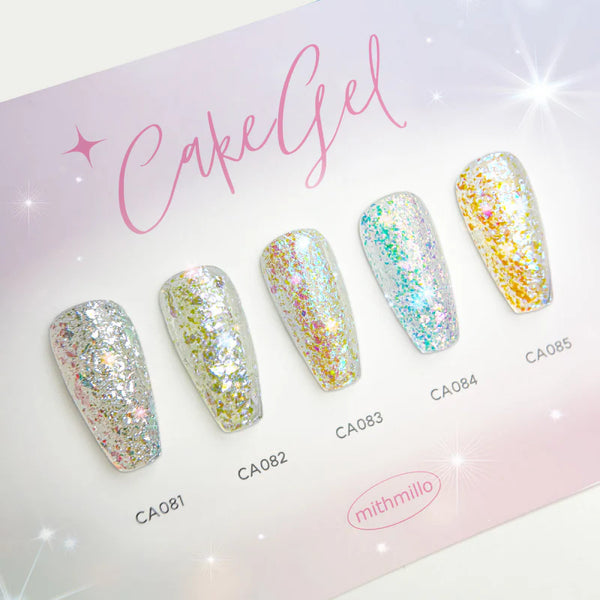 MITHMILLO Flower Cakegel Series 2 Flake Glitter Collection