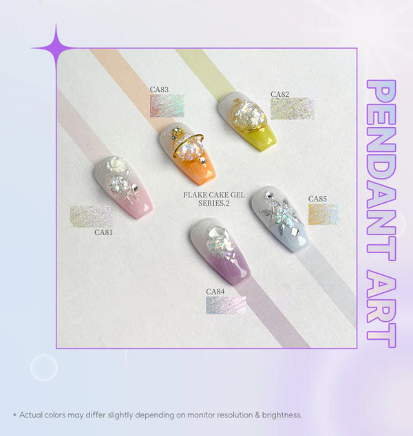 MITHMILLO Flower Cakegel Series 2 Flake Glitter Collection