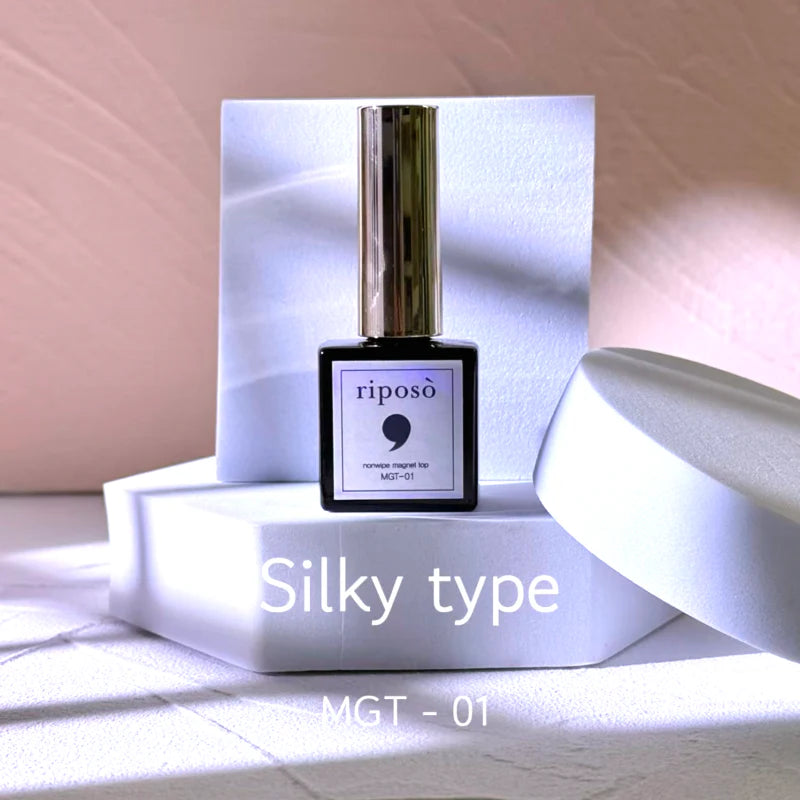RIPOSO Non-Wipe Magnet Top Gel MGT01 Silky Type