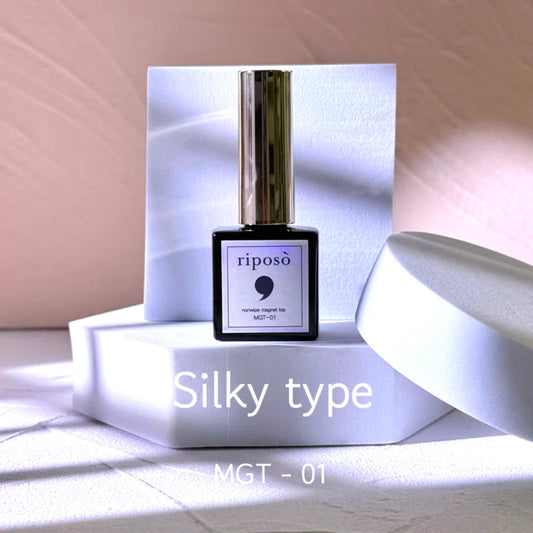 RIPOSO Non-Wipe Magnet Top Gel MGT01 Silky Type
