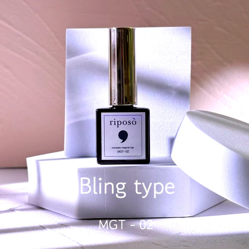 RIPOSO Non-Wipe Magnet Top Gel MGT02 Blink Type