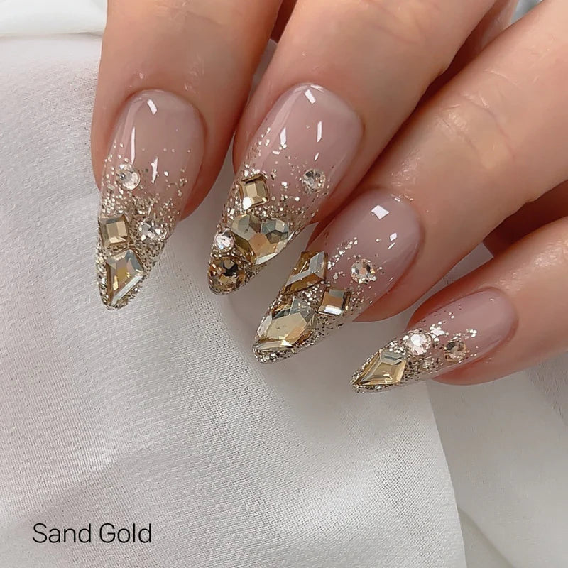 Nailbayo DOI Nudi Glitter Gel Gold