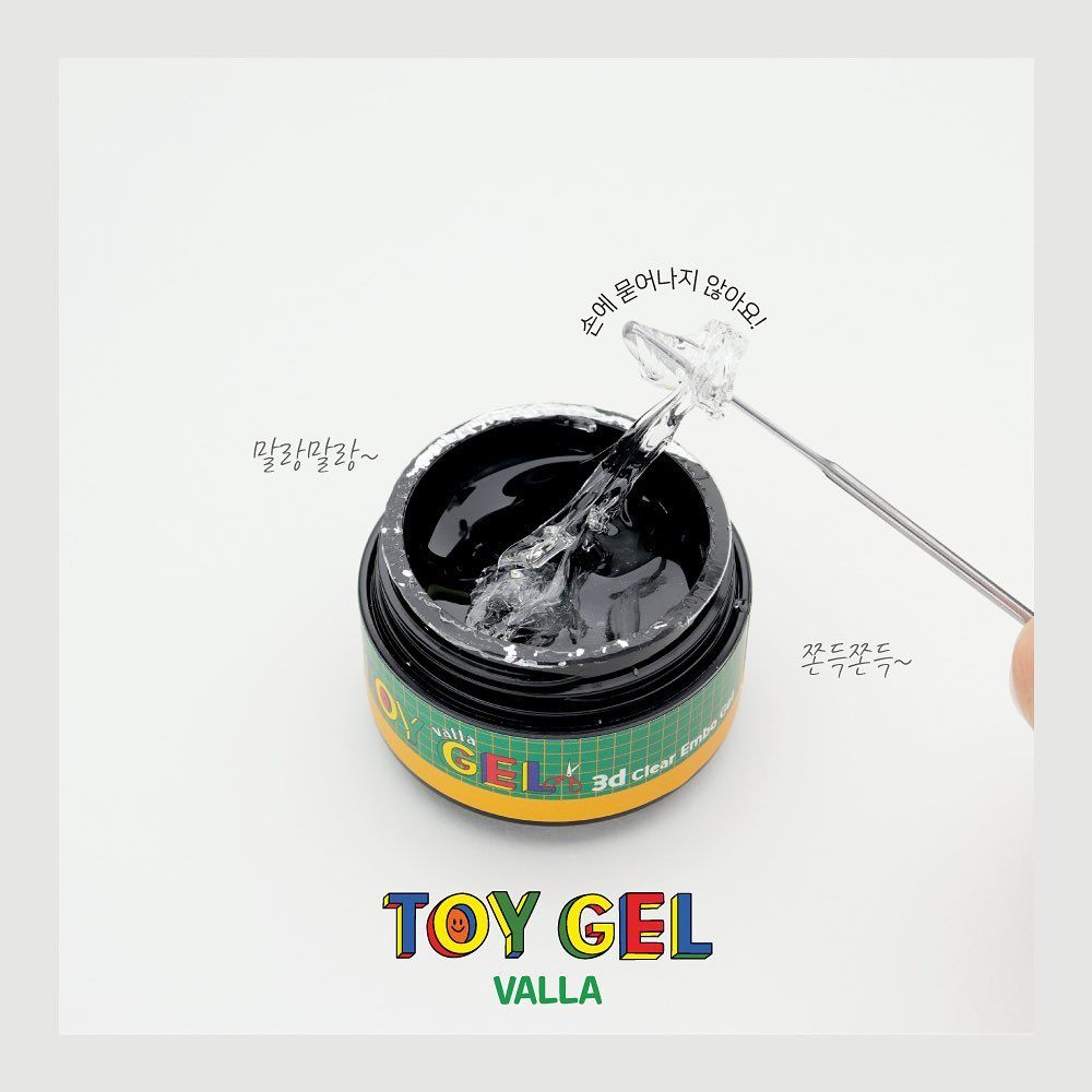 VALLA Toy Gel 3D Clear Clay/Embossing Gel