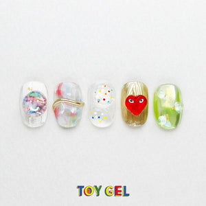 Sculpting and shaping 3D nail designs with VALLA Toy Gel
