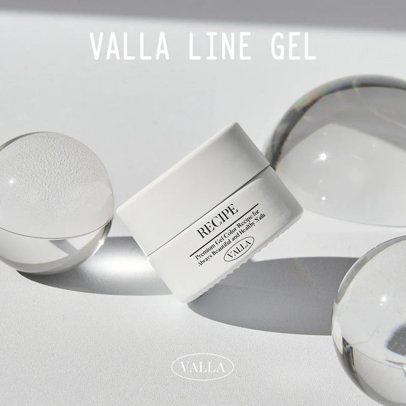 VALLA Line Gel Set — VL01 Pure White